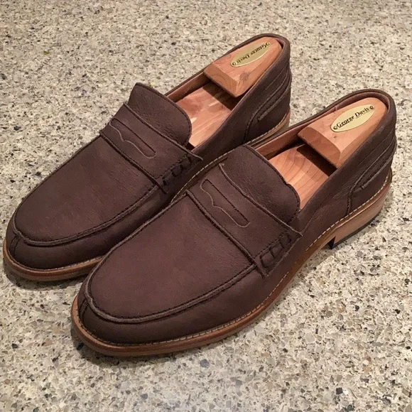 Men’s 44 (11 US) Handmade Girotti Cinnamon Suede Penny Loafers NWOT Lens Cinnamon Suede Loafers – Women main image 3